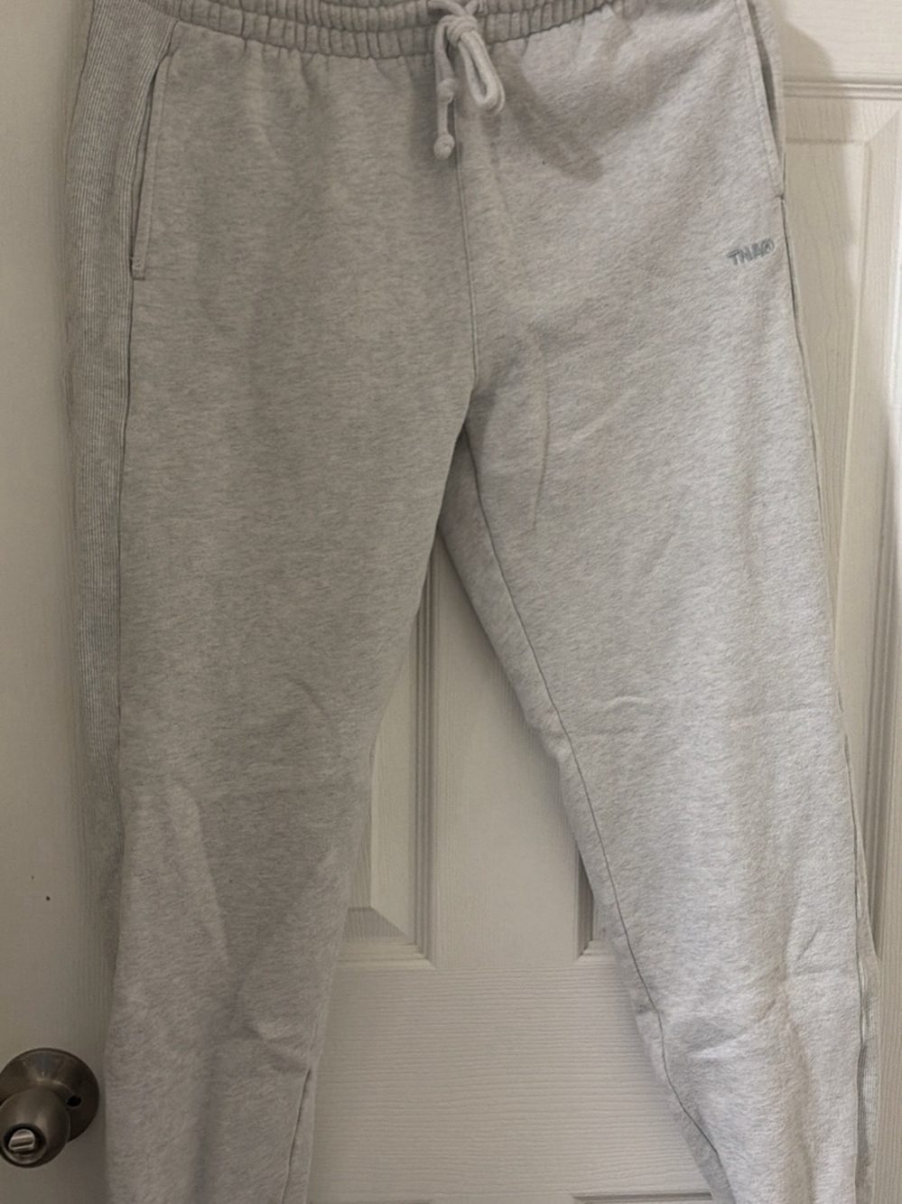 TNA Light Gray Drawstring Joggers